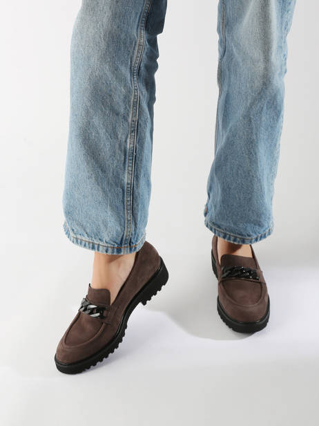 Mocassins Salka Uit Leder Mephisto Bruin women P5145805 ander zicht 1