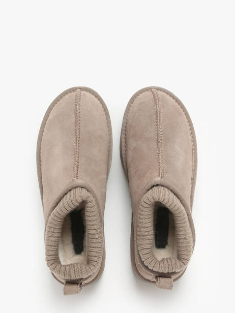 Enkellaarsjes Eggy Platform Colors of california Beige women CYWPLA09 ander zicht 4