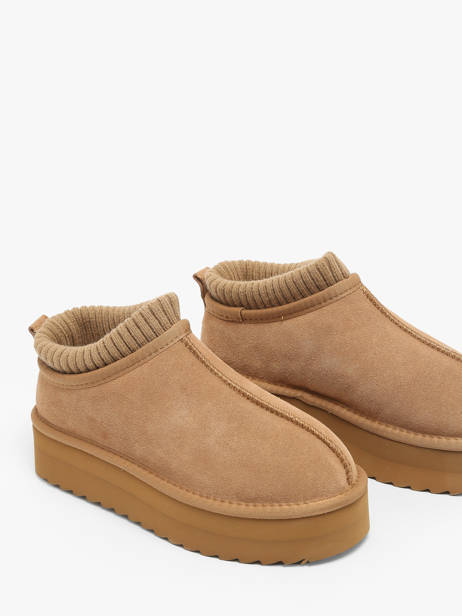 Enkellaarsjes Eggy Platform Colors of california Bruin women CYWPLA09 ander zicht 2