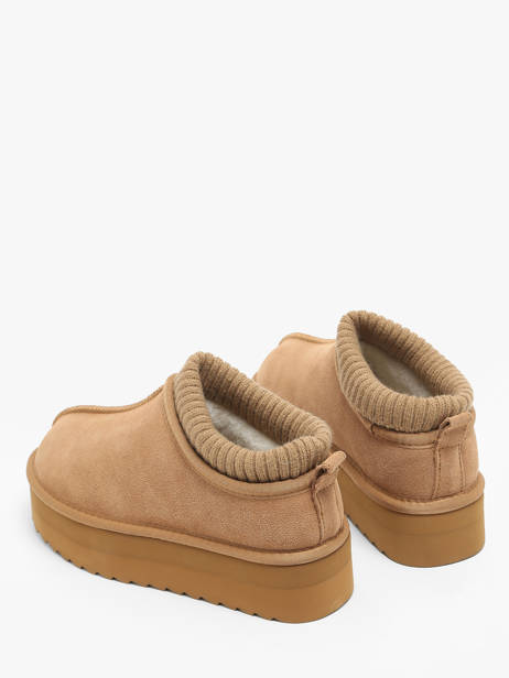 Enkellaarsjes Eggy Platform Colors of california Bruin women CYWPLA09 ander zicht 3