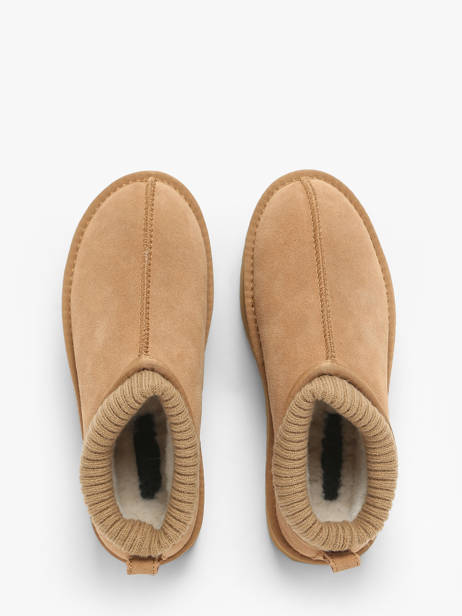 Enkellaarsjes Eggy Platform Colors of california Bruin women CYWPLA09 ander zicht 4