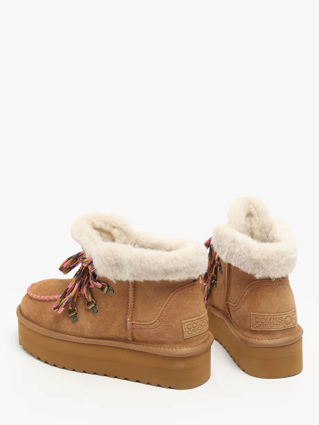 Enkellaarsjes Platform Colors of california Bruin women CYWPLA05 ander zicht 3