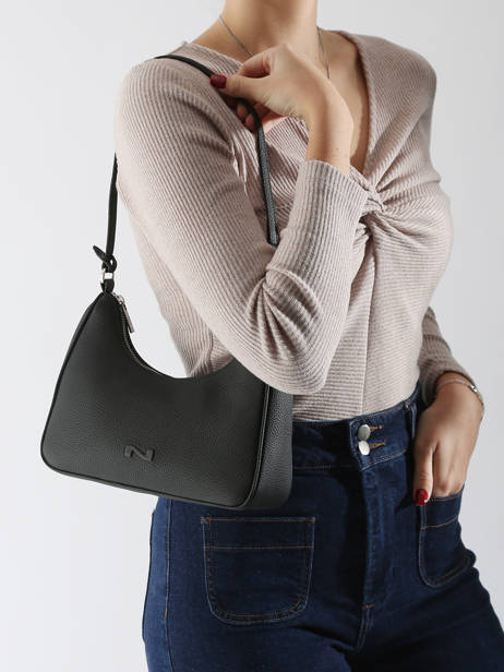 Cross Body Tas N City Leder Nathan baume Zwart n city 41 ander zicht 1