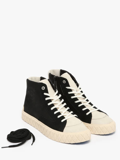 Sneakers Palla Ace Chukka Uit Leder Palladium Zwart men 74320016 ander zicht 1
