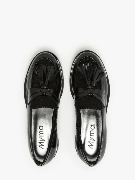 Mocassins Uit Leder Myma Zwart women 103 ander zicht 4