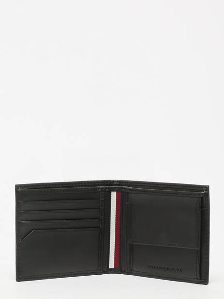 Portefeuille Leder Tommy hilfiger Zwart th premium AM12762 ander zicht 1