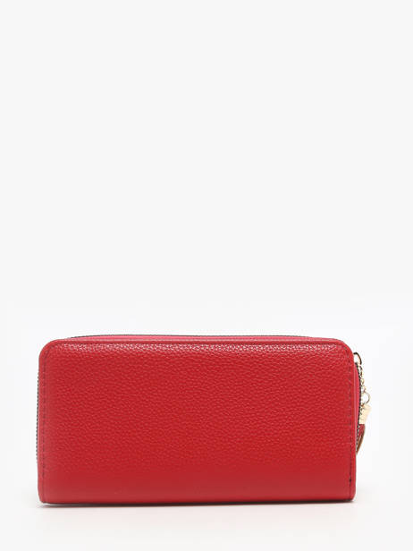 Portefeuille Met Kaarthouder Miniprix Rood grained 78SM2630 ander zicht 2