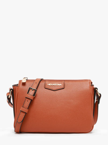 Cross Body Tas Mary Hexagona Bruin mary 5620064
