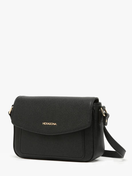 Cross Body Tas Mary Hexagona Zwart mary 5620065 ander zicht 2