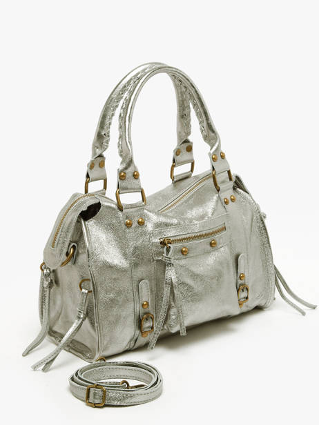 Schoudertas Nine Leder Milano Goud nine NI24092 ander zicht 2