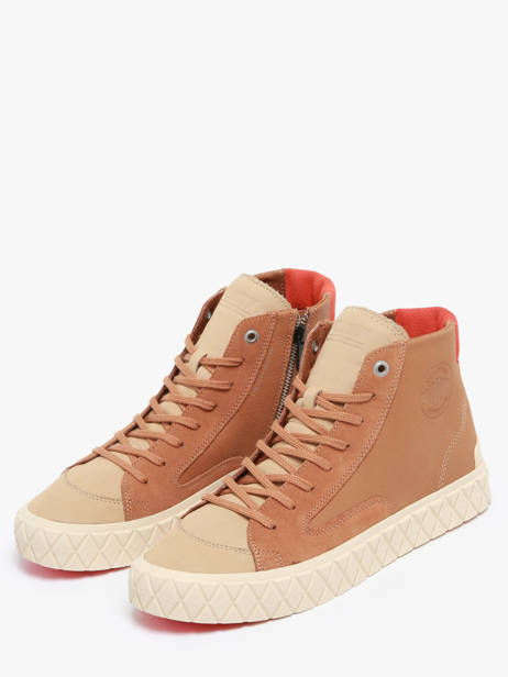 Sneakers Palla Ace Chukka Uit Leder Palladium Bruin men 74320239 ander zicht 1
