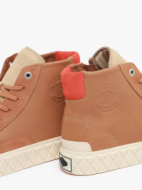 Sneakers Palla Ace Chukka Uit Leder Palladium Bruin men 74320239 ander zicht 2