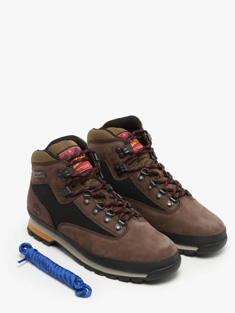Sneakers Euro Hiker Uit Leder Timberland Bruin men 6DYHW071 ander zicht 1