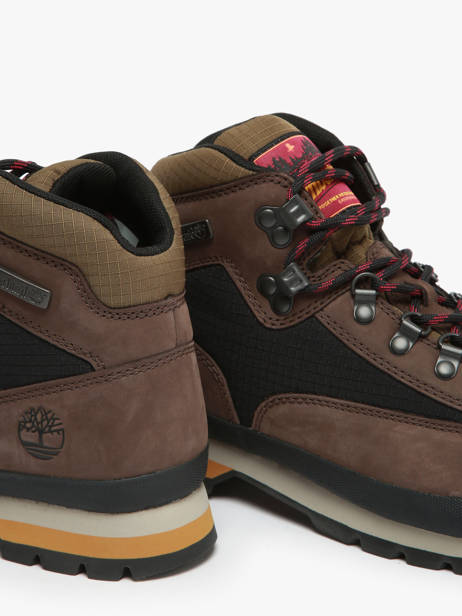 Sneakers Euro Hiker Uit Leder Timberland Bruin men 6DYHW071 ander zicht 2