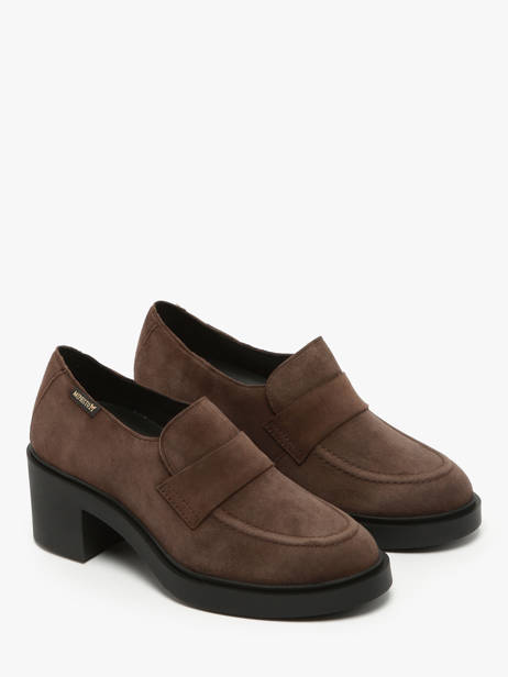 Mocassins Met Hak Pamelia Uit Leder Mephisto Bruin women P5146006 ander zicht 2