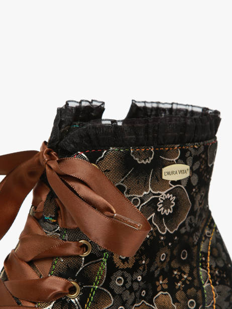 Enkellaarsjes Uit Leder Laura vita Veelkleurig women 6260 ander zicht 3