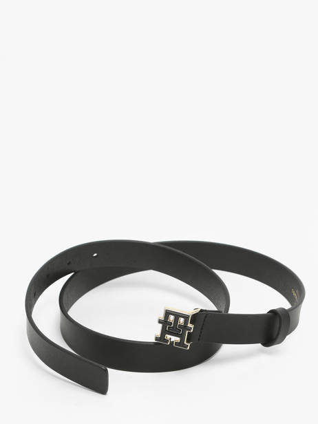 Riem Tommy hilfiger Zwart logo AW16611 ander zicht 3