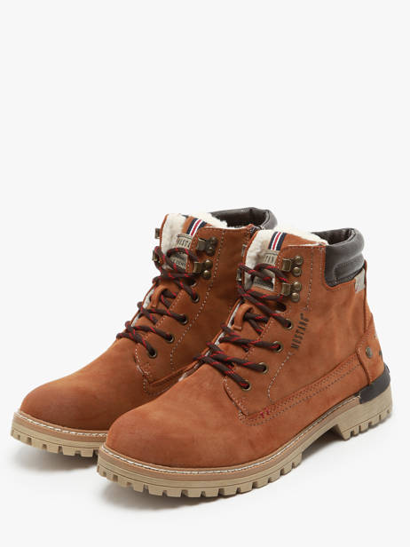 Enkellaarzen Mustang Bruin men 4142602 ander zicht 1