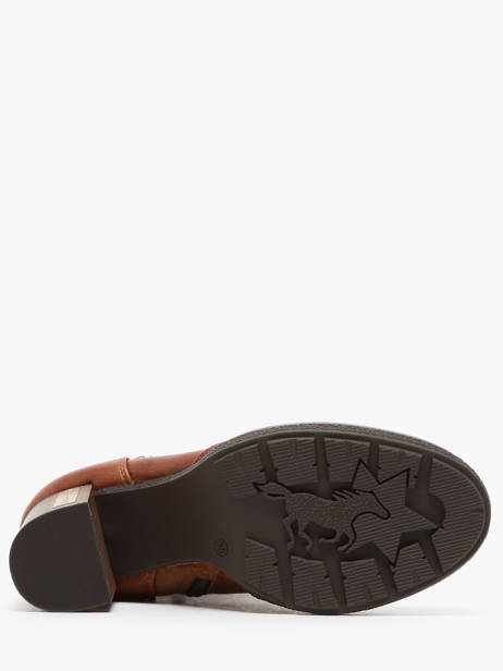 Enkellaarsjes Met Hak Mustang Bruin women 1336512 ander zicht 5