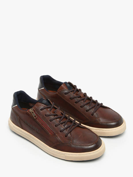 Sneakers Huberto Uit Leder Bugatti Bruin men 321A5G01 ander zicht 1
