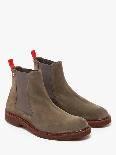 Chelsea Boots Emerge 3 Uit Leder No brand Groen men 13990 ander zicht 1