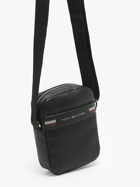 Cross Body Tas Tommy hilfiger Zwart corporate AM12724 ander zicht 2