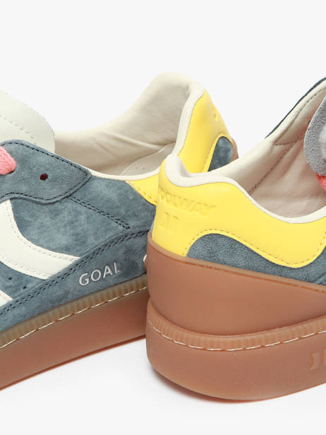 Sneakers Goal Uit Leder Coolway Grijs men 8643458 ander zicht 2