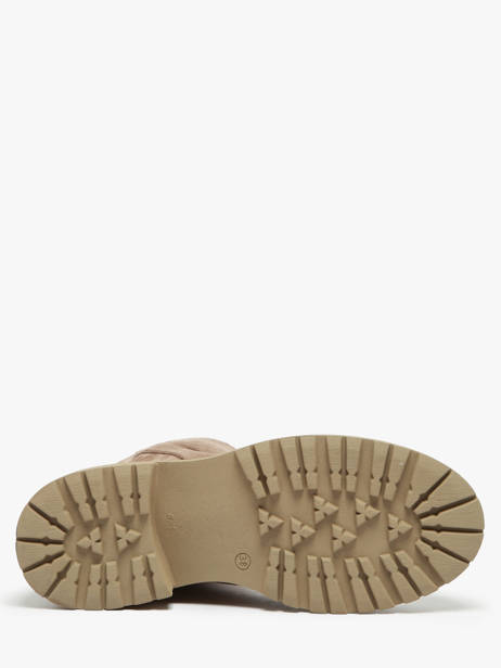 Enkellaarsjes Uit Leder Inuovo Beige women 753434 ander zicht 5