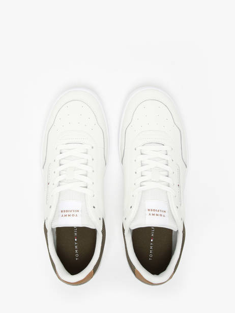 Sneakers Uit Leder Tommy hilfiger Wit men 5369YBL ander zicht 3