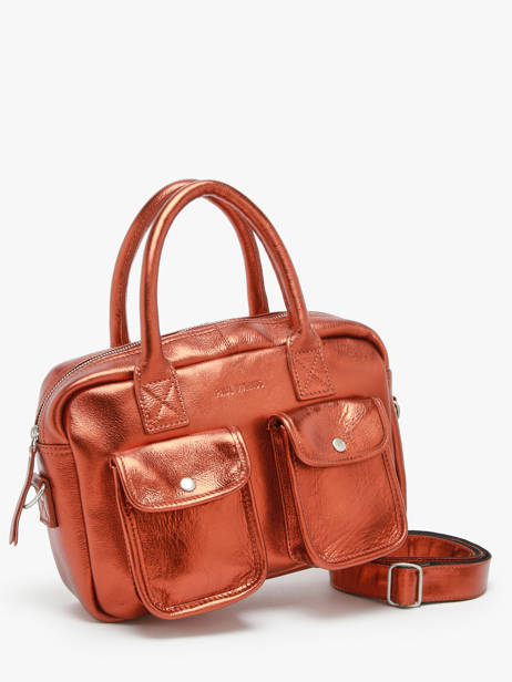 Cross Body Tas Le Dandy S Ginger Leder Paul marius Oranje ginger DANDSGIN ander zicht 2