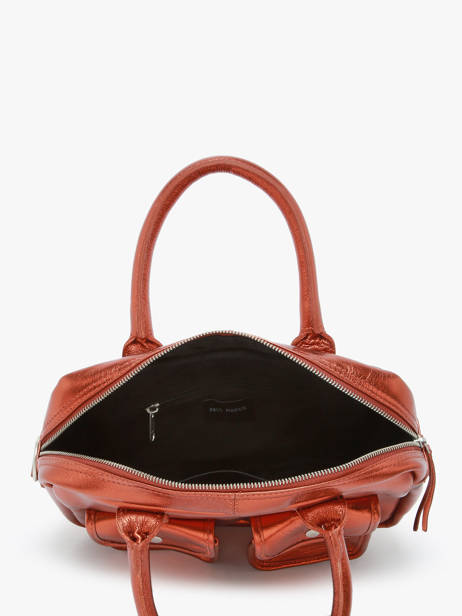 Cross Body Tas Le Dandy S Ginger Leder Paul marius Oranje ginger DANDSGIN ander zicht 3