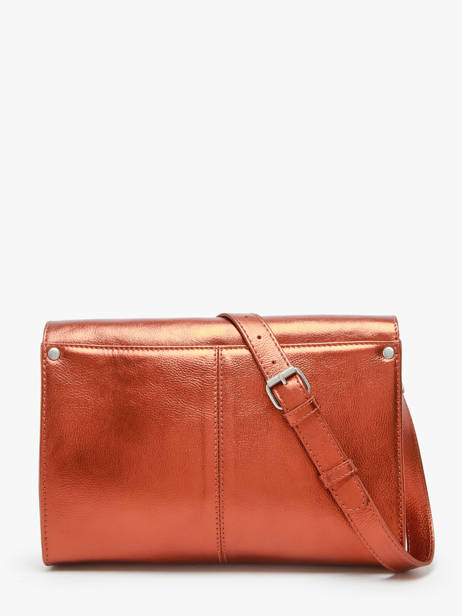Cross Body Tas L'indispensable Ginger Leder Paul marius Oranje ginger INDISGIN ander zicht 4