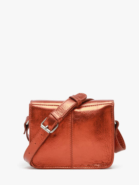 Cross Body Tas L'essentiel Ginger Leder Paul marius Oranje ginger ESSENGIN ander zicht 4