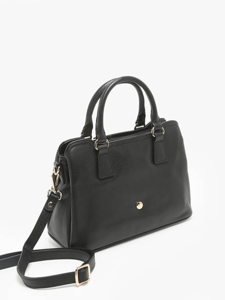 Handtas Luna Leder Hexagona Zwart luna 6820082 ander zicht 2