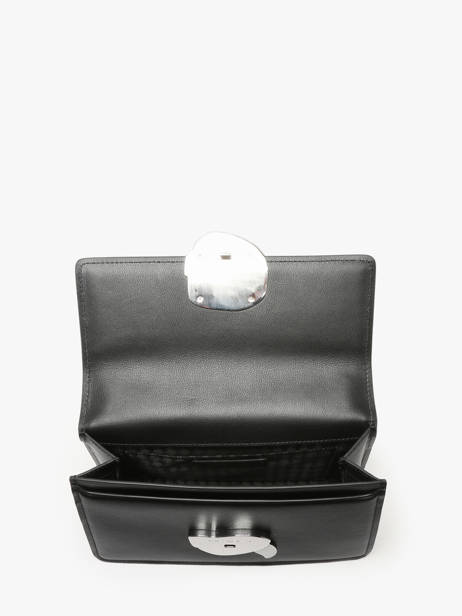 Schoudertas K Ikonic 2.0 Leder Karl lagerfeld Zwart k ikonic 2.0 246W3027 ander zicht 3