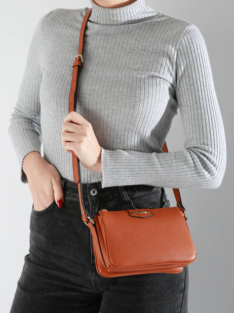 Cross Body Tas Mary Hexagona Bruin mary 5620064 ander zicht 1