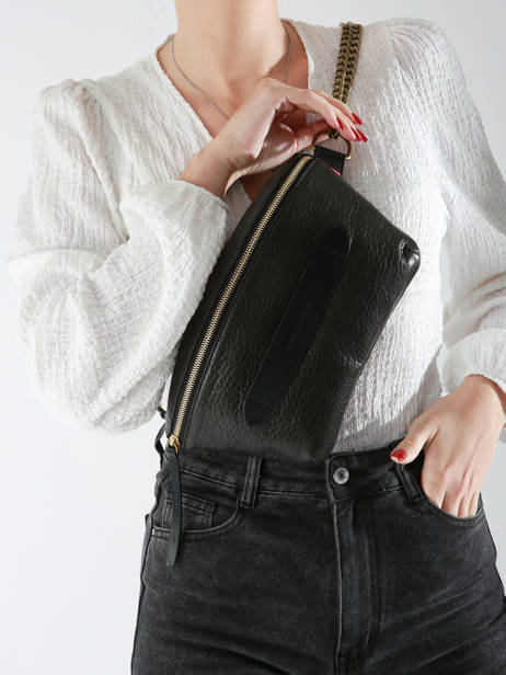 Belt Bag Neufmille Bubble Leder Marie martens Zwart neufmille MCF ander zicht 1