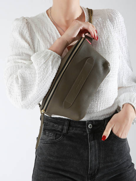 Belt Bag Neufmille Glad Leder Marie martens Groen neufmille VLF ander zicht 1