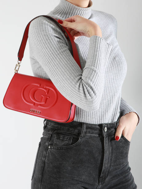 Cross Body Tas Eco Mietta Guess Rood eco mietta VG951320 ander zicht 1