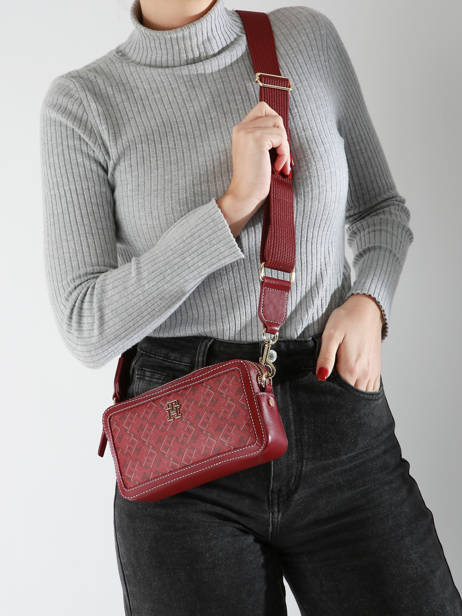 Cross Body Tas Th Monoplay Tommy hilfiger Rood th monoplay AW16442 ander zicht 1