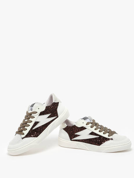 Sneakers Taline Uit Leder Semerdjian Wit women TALIN305 ander zicht 3
