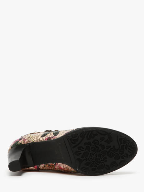 Enkellaarsjes Met Hak Uit Leder Laura vita Beige women 6520 ander zicht 5