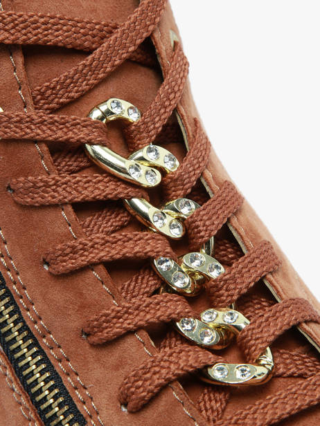 Sneakers Uit Leder Remonte Bruin women 22 ander zicht 3