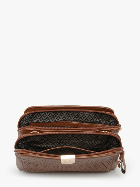 Cross Body Tas Ajoure Lulu castagnette Bruin ajoure WINSTON ander zicht 3