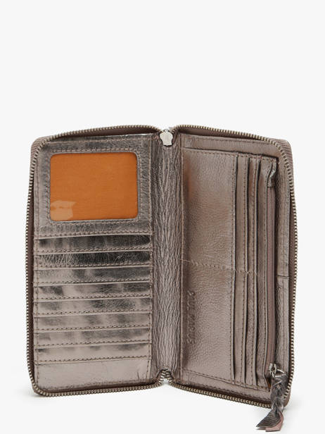 Portefeuille Charlotte Leder Paul marius Zilver vintage CHARLOTT ander zicht 1