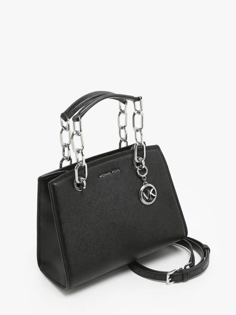 Cross Body Tas Cynthia Leder Michael kors Zwart cynthia F4SCYS5T ander zicht 2