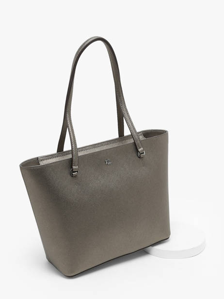 Schoudertas Medium Karly Leder Lauren ralph lauren Beige karly 31924351 ander zicht 2