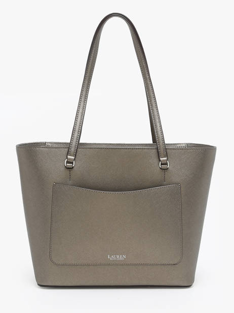 Schoudertas Medium Karly Leder Lauren ralph lauren Beige karly 31924351 ander zicht 4