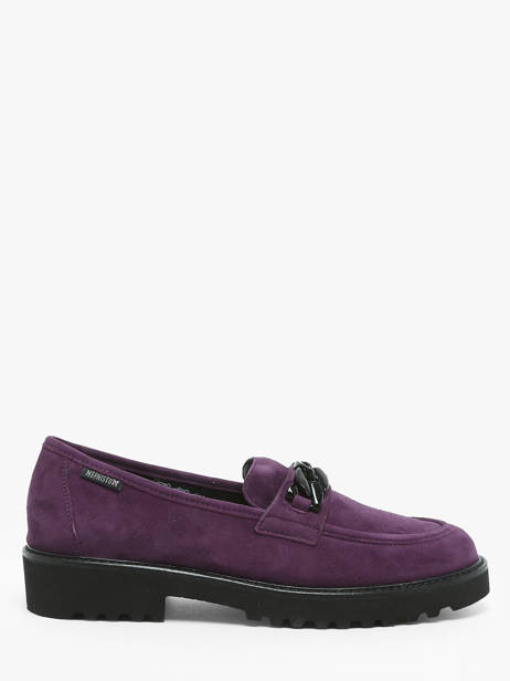 Mocassins Salka Uit Leder Mephisto Violet women P5145806