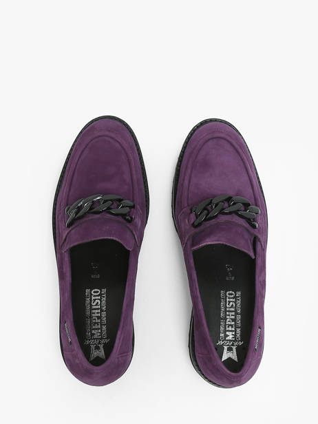 Mocassins Salka Uit Leder Mephisto Violet women P5145806 ander zicht 4